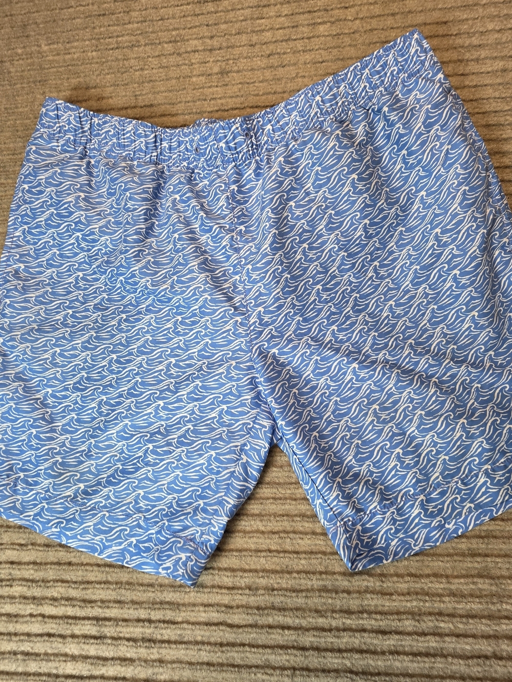 CON.STRUCT Blue Wave 7" Swim Trunks XL Men Board Shorts Tropical Vacation